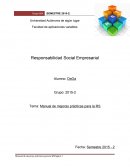 Manual: Responsabilidad Social