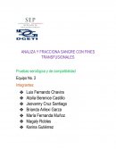 Pruebas de Serologia y Compativilidad