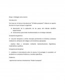 Etapa 1: Biología como ciencia