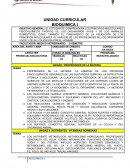 UNIDAD CURRICULAR BIOQUIMICA I