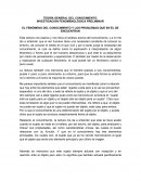 TEORÍA GENERAL DEL CONOCIMIENTO. INVESTIGACION FENOMENOLÓGICA PRELIMINAR