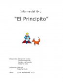 Informe del libro: “El Principito”