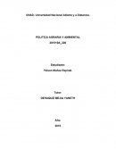 POLITICA AGRARIA Y AMBIENTAL CASO