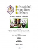 TEORÍA CREACIONISTA Y EVOLUCIONISTA