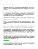 Precio de insumos desafía presupuestos