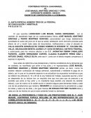 CONTESTACION NEGANDO RELACIÓN DE TRABAJO