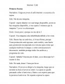 Guión de obra internet café