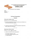 El Proceso Presupuestario