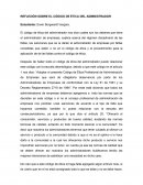REFLEXIÓN SOBRE EL CÓDIGO DE ÉTICA DEL ADMINISTRADOR