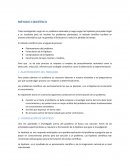 Tema: Metodo cientifico