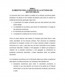 ELEMENTOS PARA LA MEDICIÓN DE LA ACTIVIDAD DEL SECTOR PÚBLICO