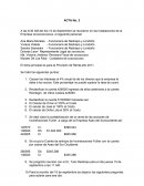 Ejemplos: Acta