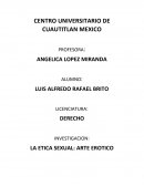 ARTE ERÓTICO: SU HISTORIA, SU SIGNIFICADO Y DISTINCIÓN DE SIGNIFICADOS ATRIBUIDOS AL TEMA ANTES MENCIONADOS