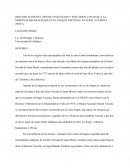 IDENTIFICACION DEL TIPO DE VEGETACION Y ESTUARIOS, CON BASE A LA OBSERVACION REALIZADA EN EL PARQUE NACIONAL NATURAL TAYRONA