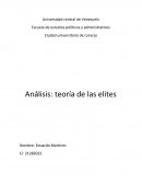 Tema: Teoría de las elites
