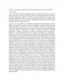 CÓMO LLEGAR AL OBJETO DE ESTUDIO EN UNA INVESTIGACIÓN CIENTIFICA