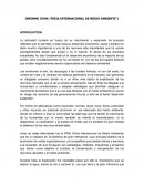 INFORME: FERIA INTERNACIONAL DE MEDIO AMBIENTE