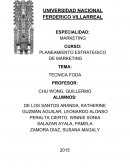 PLANEAMIENTO ESTRATEGICO DE MARKETING TECNICA FODA