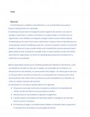 El marketing que en español es mercadotecnia, es un procedimiento que ayuda al comercio especialmente en la demanda