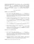 Formato de contrato de arrendamiento de casa habitación