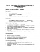 FUNDAMENTOS DE SALUD OCUPACIONAL Y SEGURIDAD SOCIAL