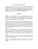 A que se debe el Contrato de arrendamient