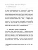 ELABORACIÓN TEÓRICA DEL CONCEPTO DE POSESIÓN