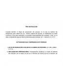 El proceso de pre-instrucción