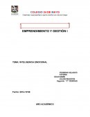 EMPRENDIMIENTO Y GESTIÓN I TEMA: INTELIGENCIA EMOCIONAL