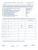 EXAMEN BIMESTRAL DE QUIMICA DE GRADO: 3°
