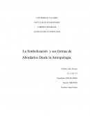 Como es La Simbolización y sus formas de Abordarlos Desde la Antropología.