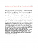 REFLEXION SOBRE EL TERCER ACTO DE LA OBRA CASA DE MUÑECAS.