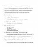 Analisis FODA CEDECOM LA VICTORIA CHICLAYO