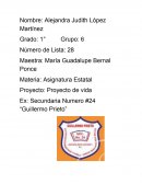 Asignatura Estatal: Proyecto de vida