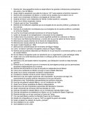 Cuestionario de historia prehispánica y colonia mexicana
