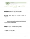 Ensayo Tema: Unidad I Generalidades sobre la Administración Hospitalaria