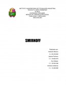 Un nuevo Informe publicitario de producto smirnoff