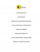 Trabajo de Investigación: Empresa Grupo Glaciar S.A.