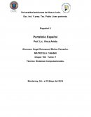 Español 2 Portafolio Español