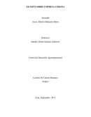 ESCRITO SOBRE EMPRESA CORONA