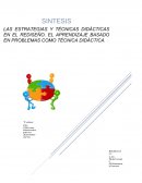 El Aprendizaje Basado en Problemas - enseñanza del “hacer”