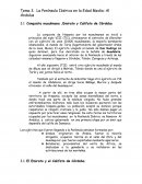 Tema 3. La Península Ibérica en la Edad Media: Al Ándalus