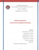 DERECHO ROMANO. -SISTEMAS DE GOBIERNO DE ROMA-