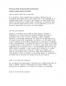 Proyecto final de desarrollo profesional