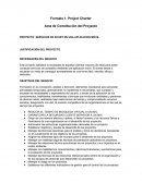 Formato 1. Project Charter Acta de Constitución del Proyecto