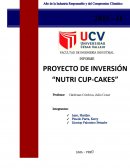 Proyecto de inversión: Postres “Nutri cup-cakes”