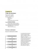 El proceso de elaboración de decisión
