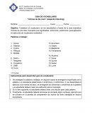 GUÍA DE VOCABULARIO “Ánimas de día claro” (Alejandro Sievking)