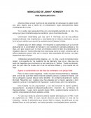 MONOLOGO DE JOHN F. KENNEDY