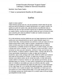 Unidad Educativa Municipal “Eugenio Espejo” Liderazgo y Calidad en Servicios Educativos. Página 1